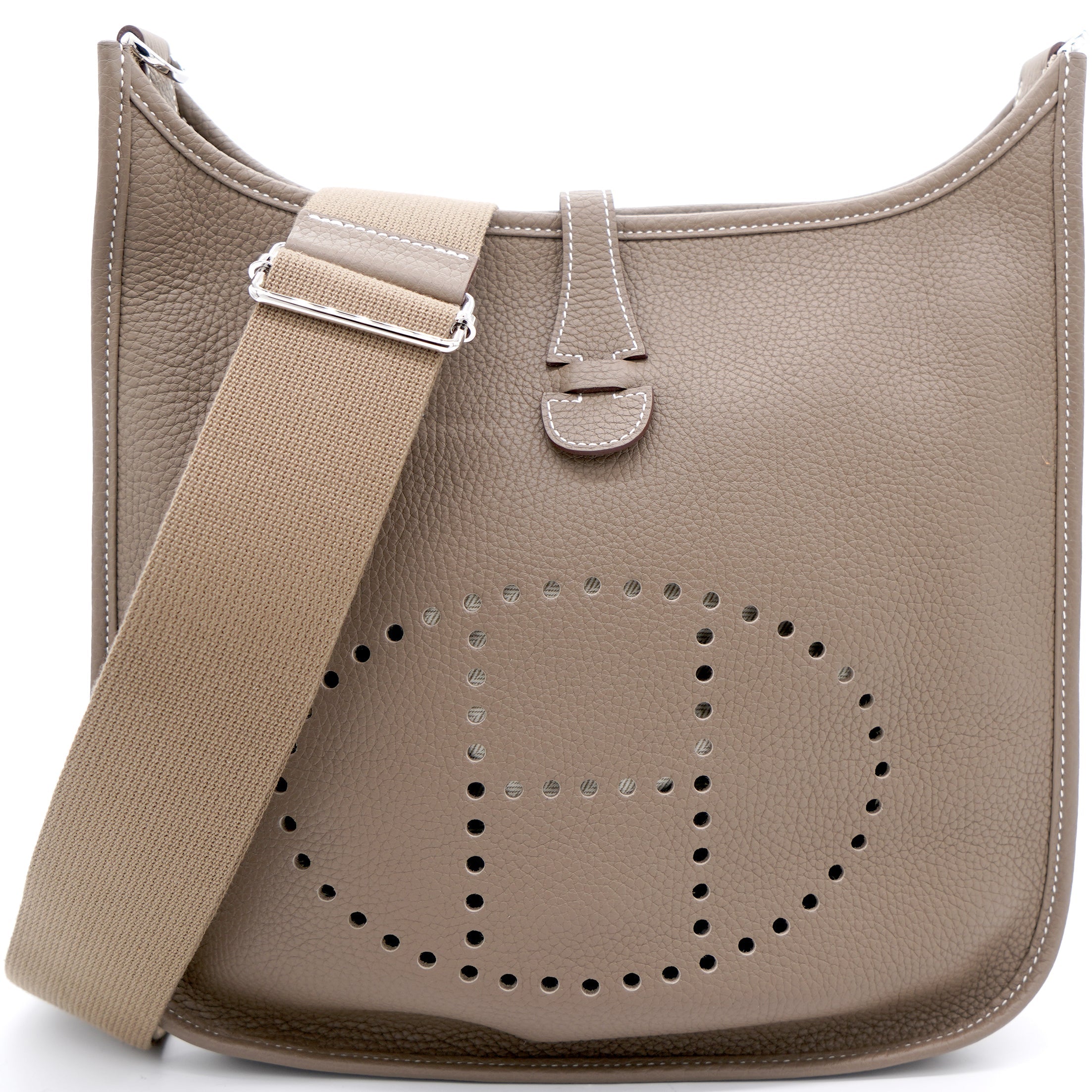 Etoupe Togo Leather Evelyne 29 Bag