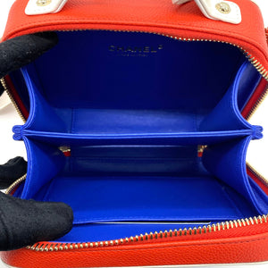 Caviar Quilted Small CC Filigree Vanity Case