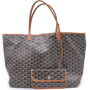 Brown Goyardine Coated Canvas St. Louis GM Tote