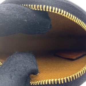 Round Coin Chain with Leather Strap