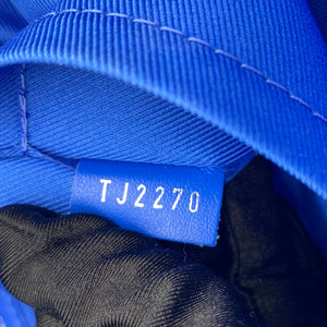 Backpack Multipockets Clouds Monogram Blue