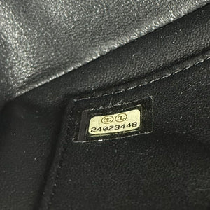 CC Filigree Medium Caviar Navy Flap