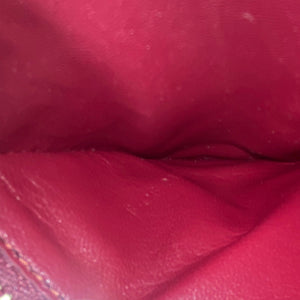 Smooth Calfskin Small Classic Box Flap Burgundy