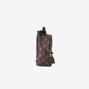 Louis Vuitton Palm Springs Mini Backpack in Brown Monogram Canvas with Gold Hardware