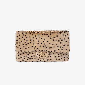 Chanel 26A Matthieu Blazy Medium Classic Flap Bag in Leopard-Print Pony Hair with Gold Hardware (Contact to Enquire)