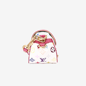 Louis Vuitton Marilyn Handbag in Monogram Canvas and Multicolour Crocodile Leather with Gold Hardware