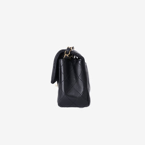 Chanel Classic Flap Mini in Black Lambskin Leather with Gold Hardware