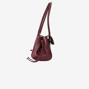 Chanel 26S Matthieu Blazy Shopping Bag in Burgundy Calfskin with Gold Hardware (Contact to Enquire)