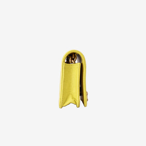 Chanel Mini Boy Belt Bag in Yellow Chevron Quilted Caviar Leather with Gold Hardware (Contact to Enquire)