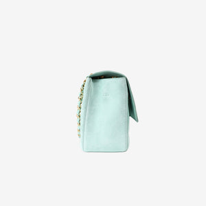 Chanel 26S Matthieu Blazy Souplissimo Maxi Flap Bag in Green Suede Calfskin Leather with Gold Hardware (Contact to Enquire)