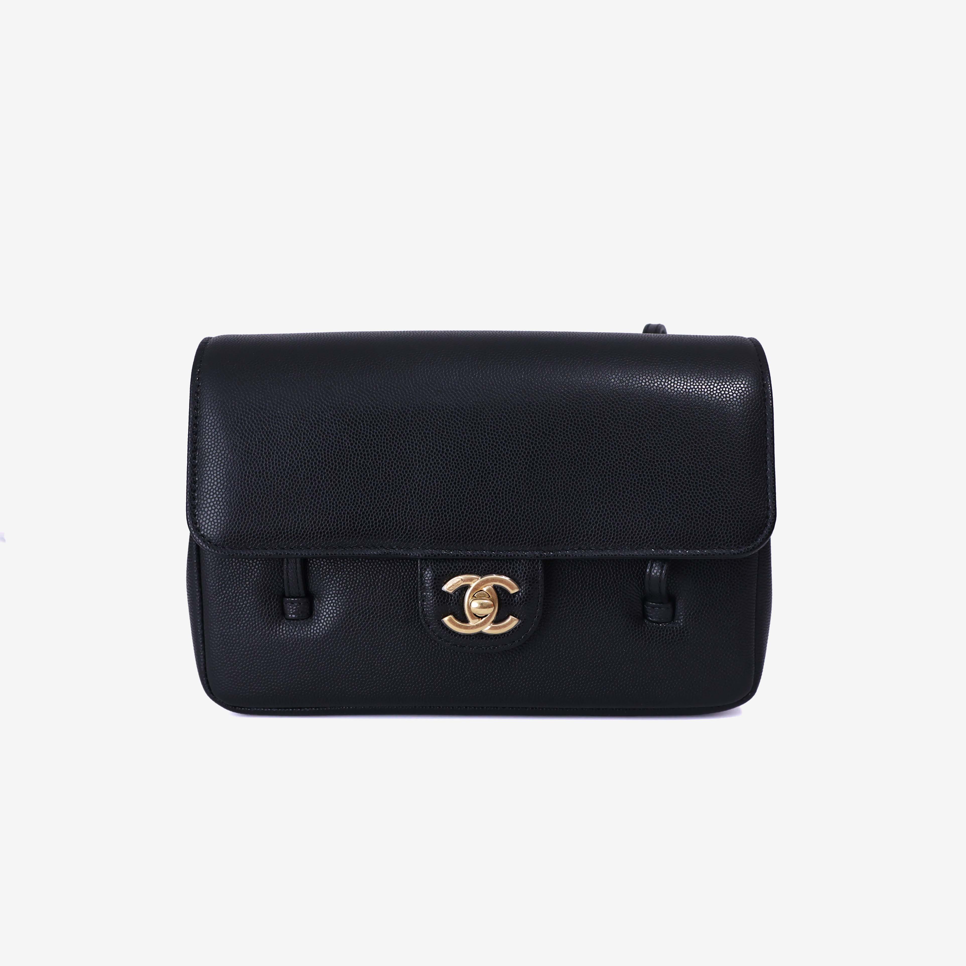 Chanel 26P Small Flap Bag in Black Calfskin with Gold Hardware (Contact to Enquire)