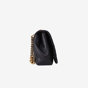 Chanel On and On Chain Flap Bag in Black Quilted Lambskin with Gold Hardware (Contact to Enquire)
