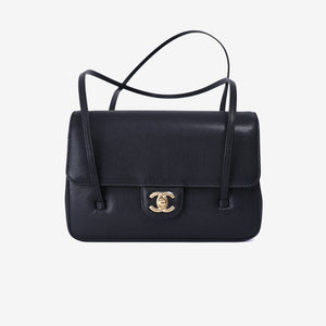 Chanel 26P Matthieu Blazy Preppy Flap Small Bag in Black Calfskin Leather with Gold Hardware (Contact to Enquire)