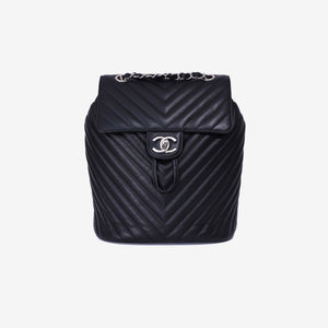Chanel Urban Spirit Backpack in Black Lambskin Leather