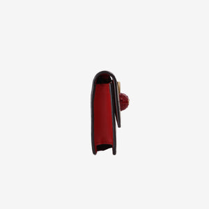 Gucci GG Supreme Cherry Wallet on Chain Bag in Monogram Canvas