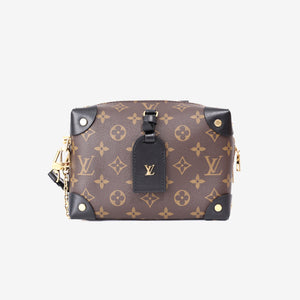 Louis Vuitton Petite Malle Souple in Monogram Canvas with Black Leather Trim (Contact to Enquire)