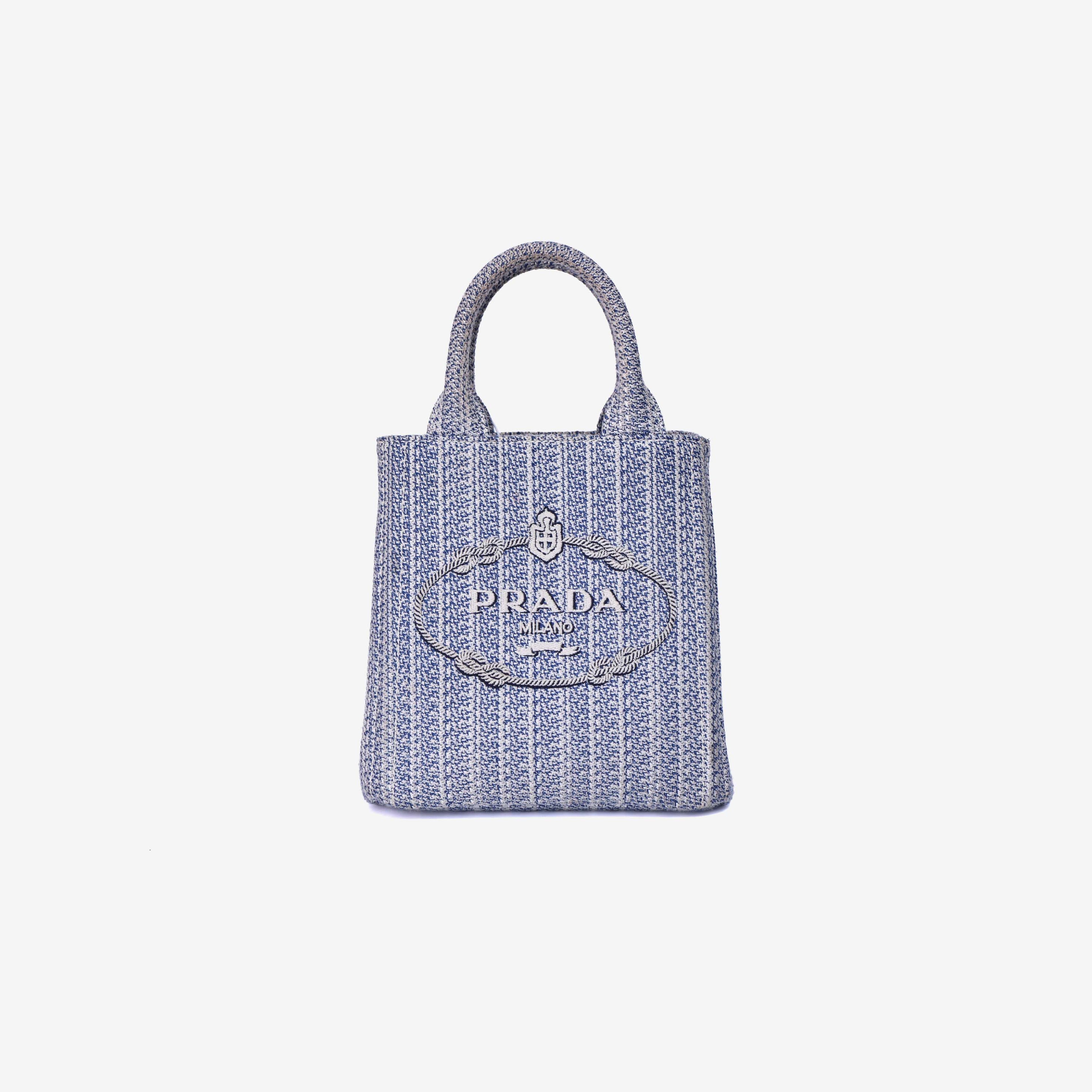 Prada Jacquard Tote Bag in Canvas Leather (Contact to Enquire)