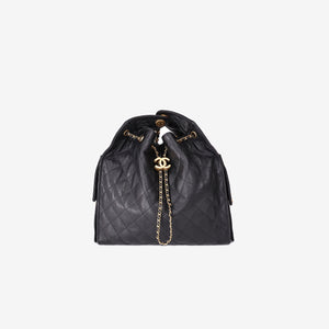 Chanel 25 Medium Hobo Bag in Black Caviar Leather with Gold Hardware (Contact to Enquire)