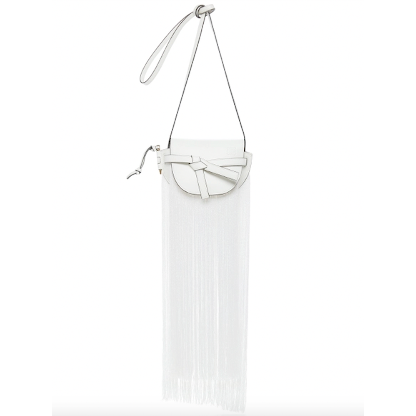 White Gate Fringe Mini Bag