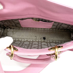 Pink Quilted Leather Runway Bag