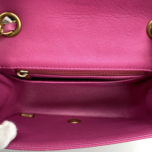 Chevron Mini Square Flap Bag