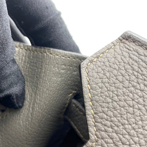 Togo Birkin 25 Gris Etain Palladium Hardware
