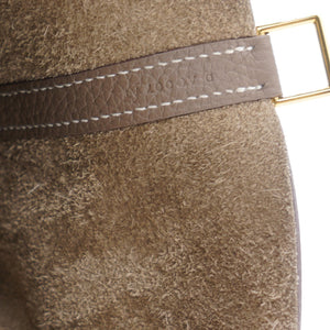 Clemance Leather Picotin Lock 22 Bag Etoupe
