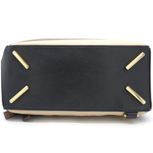 Tri-Colour Leather Small Puzzle Shoulder Bag