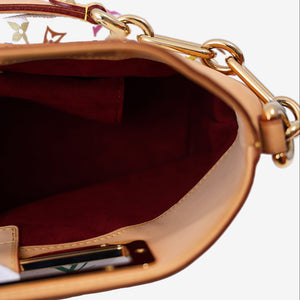 Louis Vuitton Judy Bag in White Monogram Canvas with Gold Hardware (Contact to Enquiry)