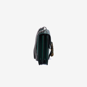 Gucci Dionysus Small Shoulder Bag in Green Grained Calfskin Leather with Silver Hardware (Contact to Enquire)