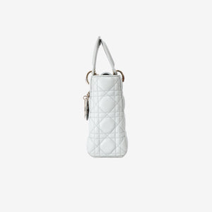Lady Dior Bag in Light Green Lambskin Leather with Gold Hardware (Contact to Enquire)