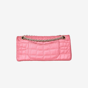 *RARE* Chanel 2.55 Bag in Pink Satin with Gold Hardware