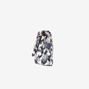 Chanel 2016 Airlines Tweed Strass XXL Flap Bag in Multicoloured Tweed with Silver Hardware