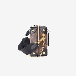 Louis Vuitton Petite Malle Souple in Monogram Canvas with Black Leather Trim (Contact to Enquire)