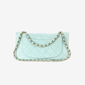 Chanel 26S Matthieu Blazy Souplissimo Maxi Flap Bag in Green Suede Calfskin Leather with Gold Hardware (Contact to Enquire)