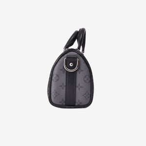 Louis Vuitton Keepall 25 in Monogram Eclipse Reverse Canvas with Black Leather Trim (Contact to Enquire)