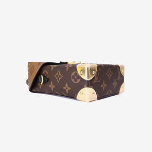 Louis Vuitton Camera Box Bag in Brown Monogram Canvas with Gold Hardware