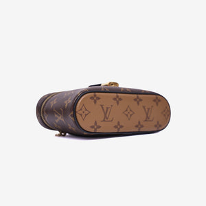 Louis Vuitton Vanity Chaine Pouch Bag in Brown Monogram Reverse Canvas with Gold Hardware (Contact to Enquiry)