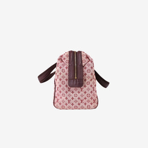Louis Vuitton Josephine GM Satchel in Cherry Pink Mini Monogram Canvas with Gold Hardware