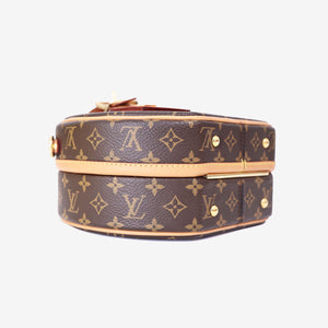 Louis Vuitton Petite Boîte Chapeau in Brown Monogram Canvas with Gold Hardware (Contact to Enquire)