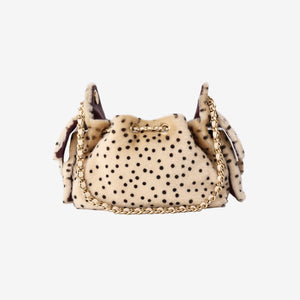 *HOT* Chanel 26A Matthieu Blazy 25 Mini Handbag in Light Beige Black Lambskin Leather with Gold Hardware