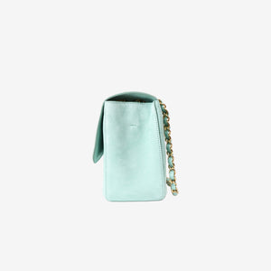 Chanel 26S Matthieu Blazy Souplissimo Maxi Flap Bag in Green Suede Calfskin Leather with Gold Hardware (Contact to Enquire)