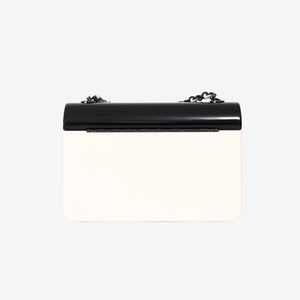 Chanel Plexiglass Coco Bag in Black and White Acrylic with Black Hardware
