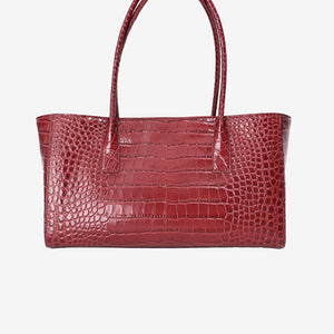 Chanel 26S Matthieu Blazy Shopping Bag Small in Red Crocodile Leather with Gold Hardware (Contact to Enquire)