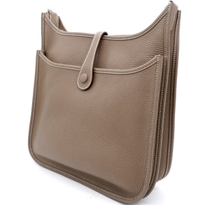 Etoupe Togo Leather Evelyne 29 Bag
