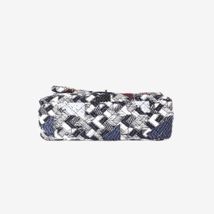Chanel 2016 Airlines Tweed Strass XXL Flap Bag in Multicoloured Tweed with Silver Hardware