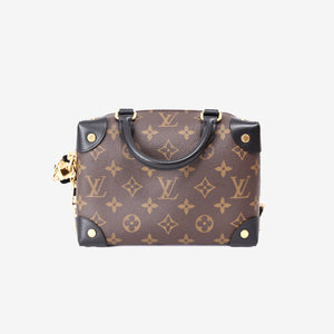Louis Vuitton Petite Malle Souple in Monogram Canvas with Black Leather Trim (Contact to Enquire)