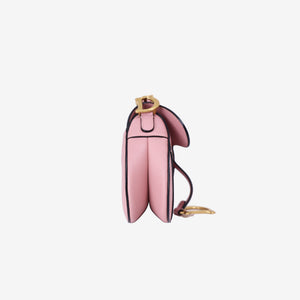 Dior Saddle Mini in Pink Calfskin Leather with Gold Hardware (Contact to Enquire)