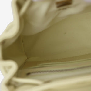 Chanel Urban Spirit Mini Backpack in Light Yellow Caviar Leather with Silver Hardware