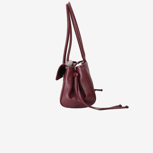 Chanel 26S Matthieu Blazy Shopping Bag in Burgundy Calfskin with Gold Hardware (Contact to Enquire)